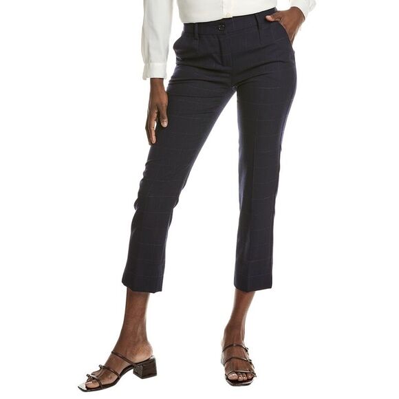 Dolce & Gabbana WomensWool-Blend Trouser Blue